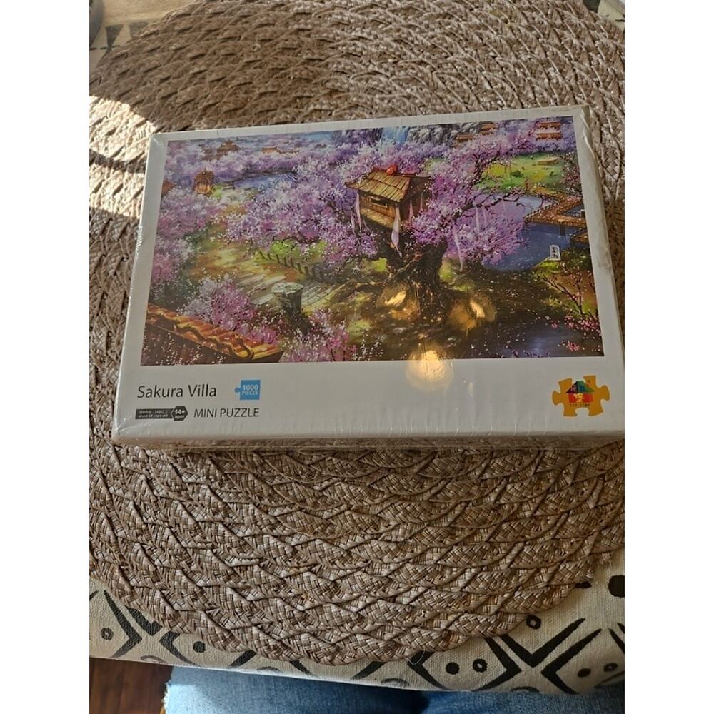 MINI Puzzles Sakura Villa 1000 Pieces Landscape Puzzle NEW OPEN BOX